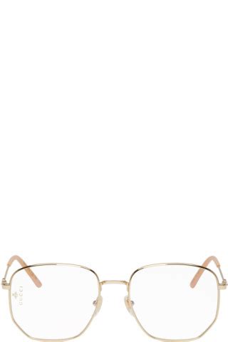 gucci gold & pink square glasses|Gucci gold watch ladies.